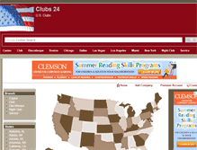 Tablet Screenshot of clubs24.us